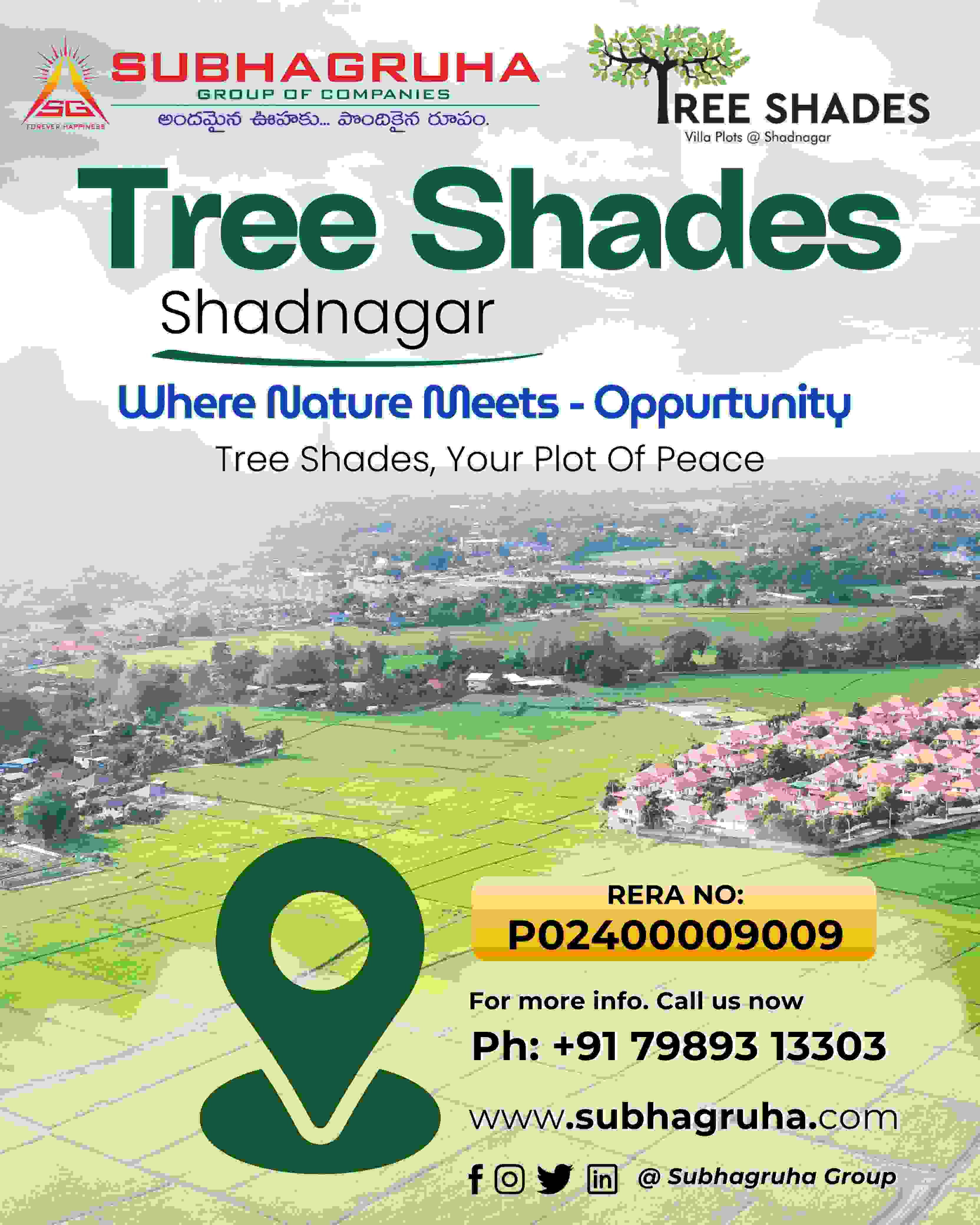 Tree Shades by Subhagruha: Nature-Inspired Living in Shadnagar’s Most Promising Plot Venture
