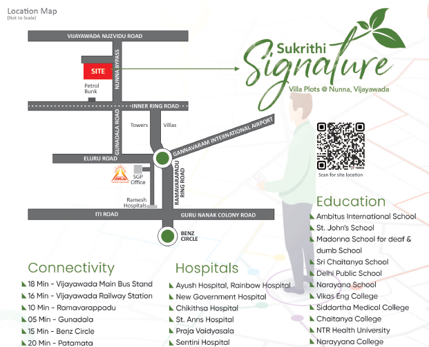 Sukrithi Signature - Gated community villa plots in vijayawada